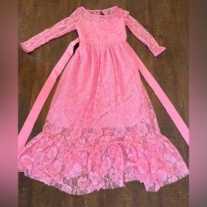 Pink Lace Dress